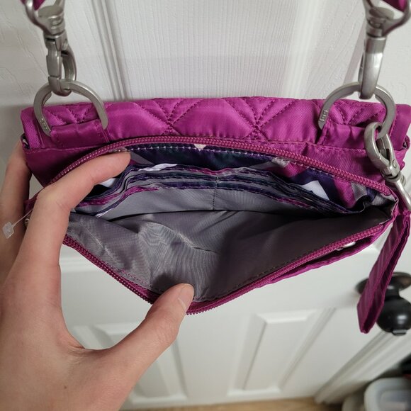 Lug Dash Convertible Mini Cross-body, magenta, VGUC - Picture 10 of 12